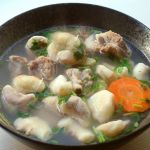 Sườn Hầm củ ấu, giò heo hầm đu đủ với củ ấu... Ngon tuyệt !!!